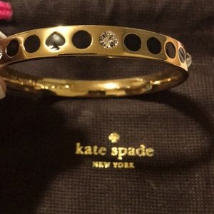 Kate Spade Gold/Black Bangle